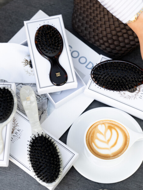 HAIR BRUSH SMALL BROWN TORTOISE