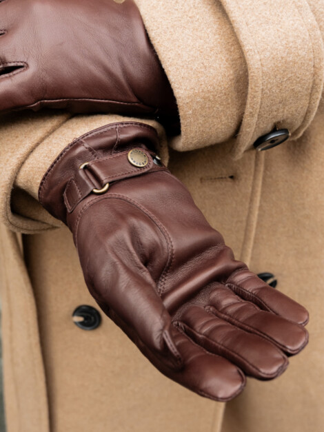ÅSA GLOVE BROWN