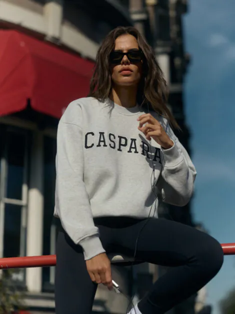 W. ALL-STAR CREWNECK GREY MELANGE/BLACK