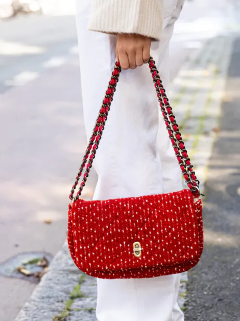 BOUCLE HOLLIS BAG RED OCHRE
