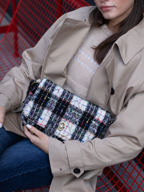 BOUCLE HOLLIS BAG BLACK