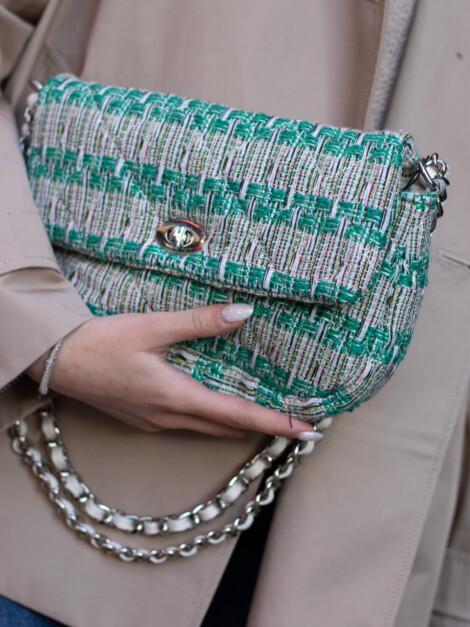 WEAVA HOLLIS BAG SPRING GREEN