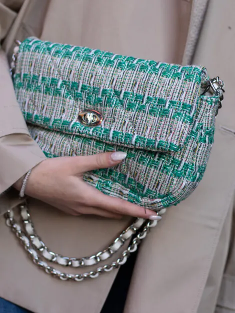 WEAVA HOLLIS BAG SPRING GREEN