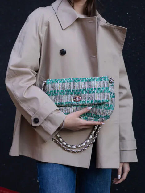 WEAVA HOLLIS BAG SPRING GREEN