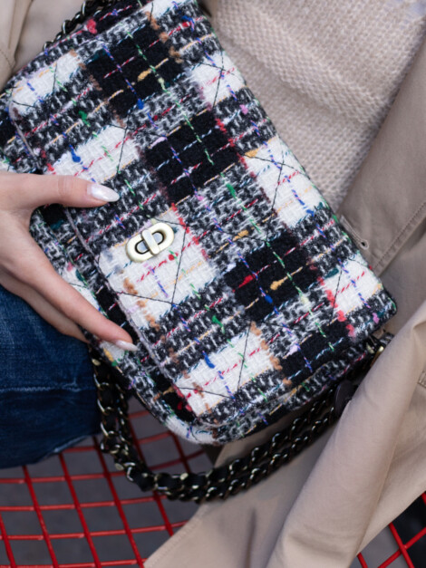 BOUCLE HOLLIS BAG BLACK