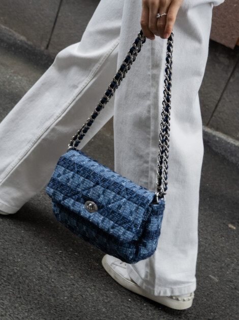 WEAVA HOLLIS BAG DARK BLUE