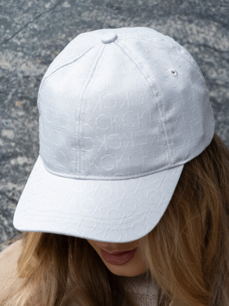 MONOGRAM JACQUARD CAP MIRAGE GRAY