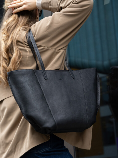 PORTOFINO SHOPPER PEARL BLACK