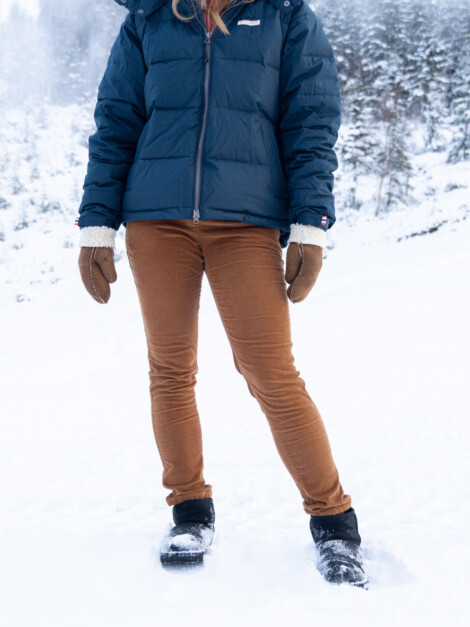 FJORDCORD SLACKS 16 WALE CAMEL