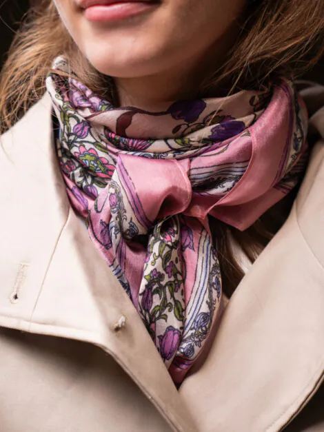 GARDENPARTY TABY SIA SCARF PEONY PINK