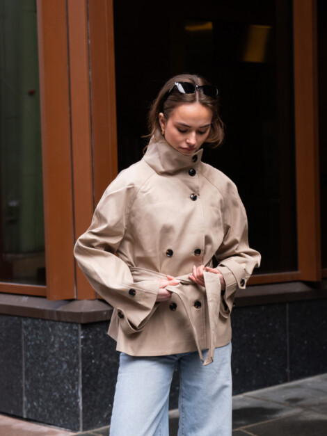 MUNET TRENCH JACKET SAND
