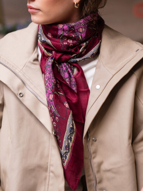 GARDENPARTY TABY SIA SCARF VIVACIOUS PINK