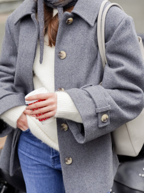 OFIA JACKET DARK GREY MELANGE