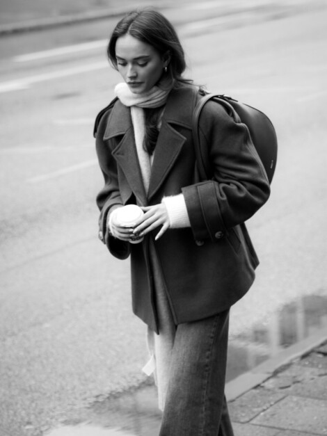ESMUND JACKET ESPRESSO MELANGE
