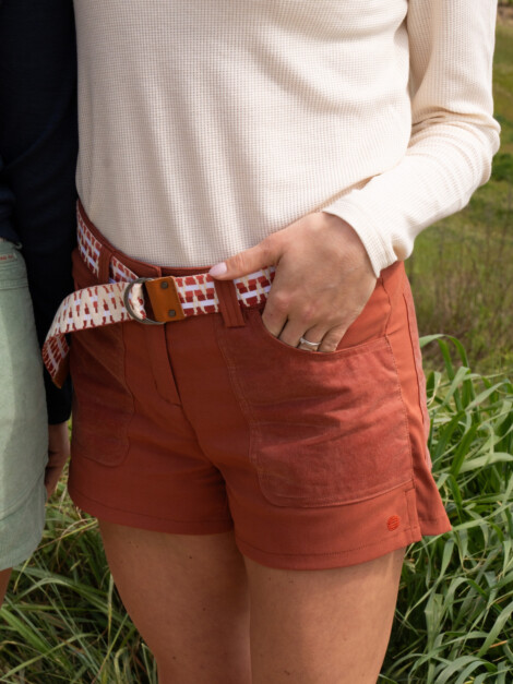 5INCHER FIELD SHORTS TERRA RED/RED