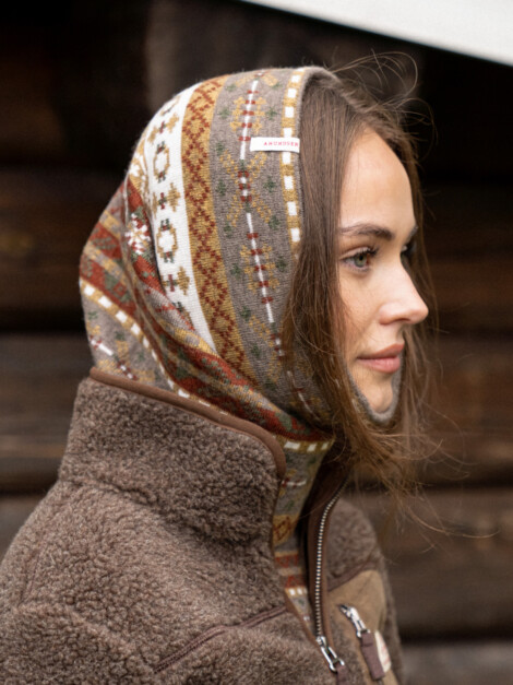 DUNKIRK NECKWARMER BURNT RED