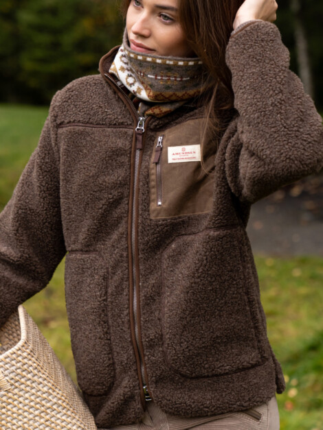 HEROES WOOL FLEECE JACKET COWBOY
