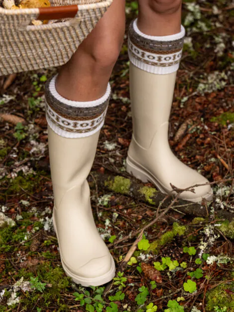 HUNTER DOWNPOUR TALL BOOT GRAVEL