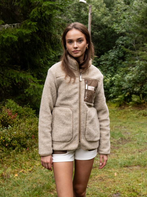 HEROES WOOL FLEECE JACKET NATURAL