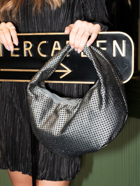 DAY CRYSTAL BALL SHOULDER GUNMETAL