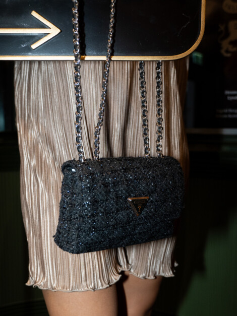 GIULLY MINI 2 CONVERTIBLE FLAP BLACK
