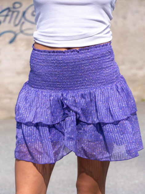 CARIN SPARKLE SKIRT PURPLE