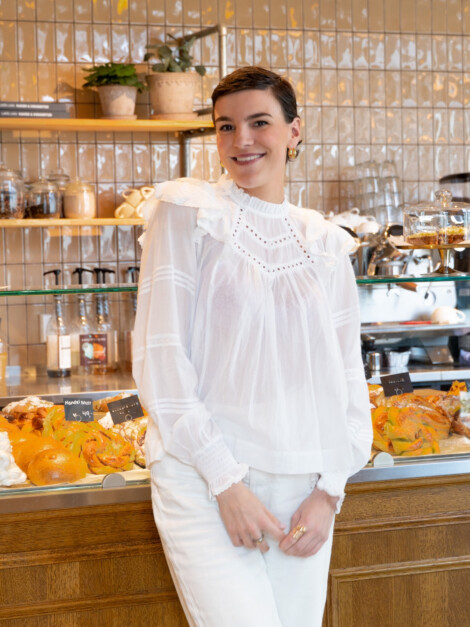 SIMKIE S VOILE BLOUSE WHITE