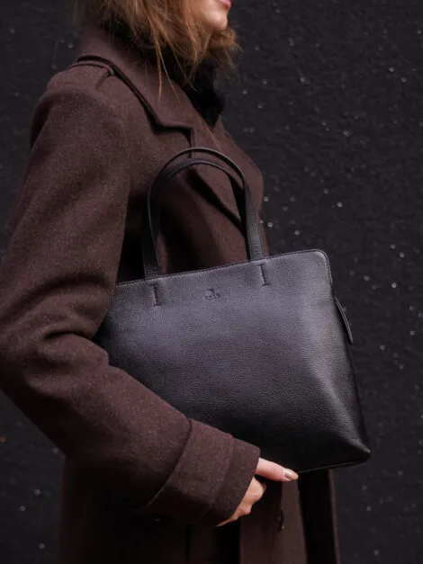 RIVA HANDBAG PIL BLACK