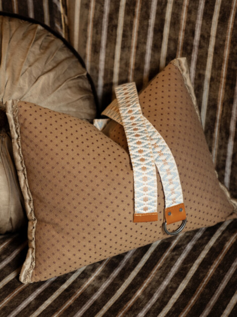 WOVEN BELT APRICOT