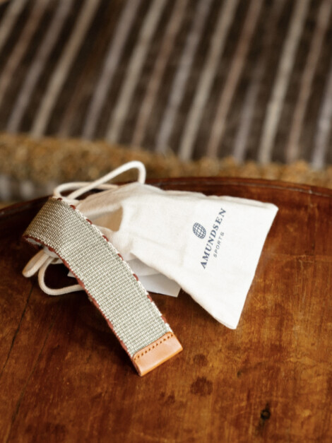 WOVEN BELT OLIVE ASH