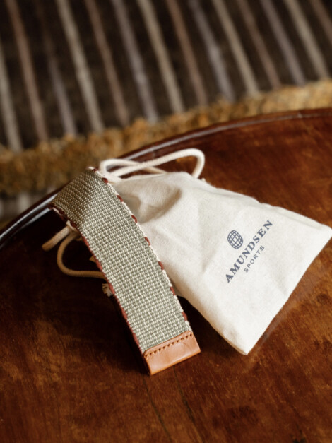 WOVEN BELT OLIVE ASH