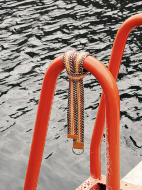 WOVEN BELT TERRA RED