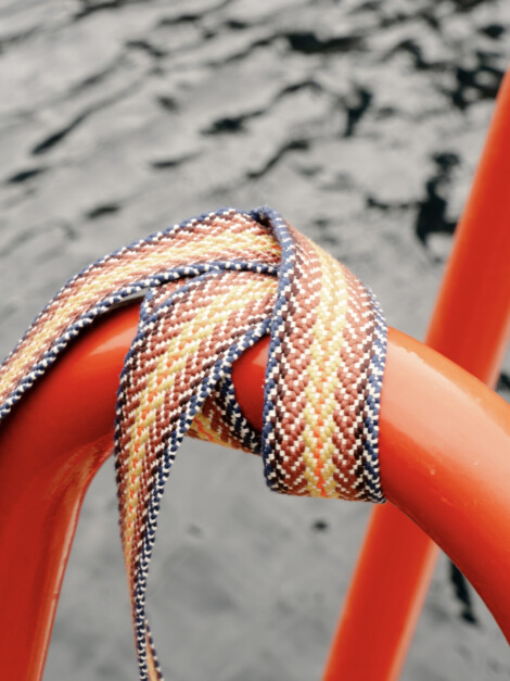 WOVEN BELT TERRA RED