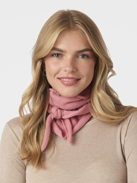 MISTY KNIT SCARF EVENING ROSE