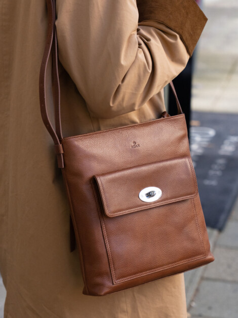 BRESCIA SHOULDER BAG BIRGITTE CARAMEL