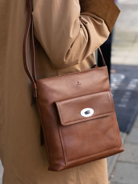 BRESCIA SHOULDER BAG BIRGITTE CARAMEL