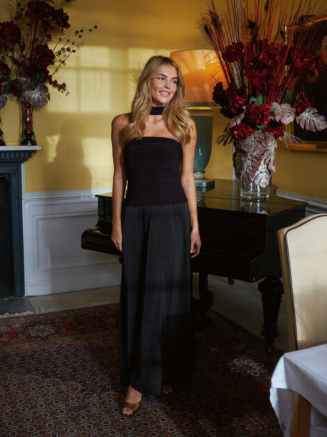 HAMINA LONG DRESS BLACK