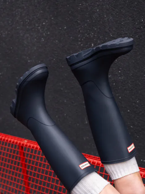 HUNTER DOWNPOUR TALL BOOT NAVY