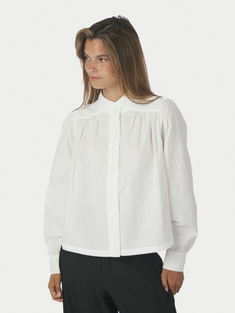 MELYA POPLIN SHIRT WHITE
