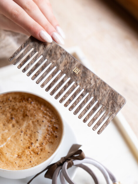 HAIR COMB CHOCOLATE BROWN
