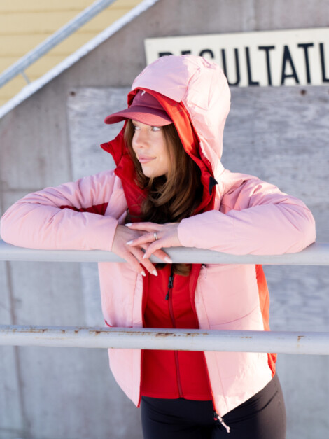 FREELIGHT REVERSIBLE JACKET RED
