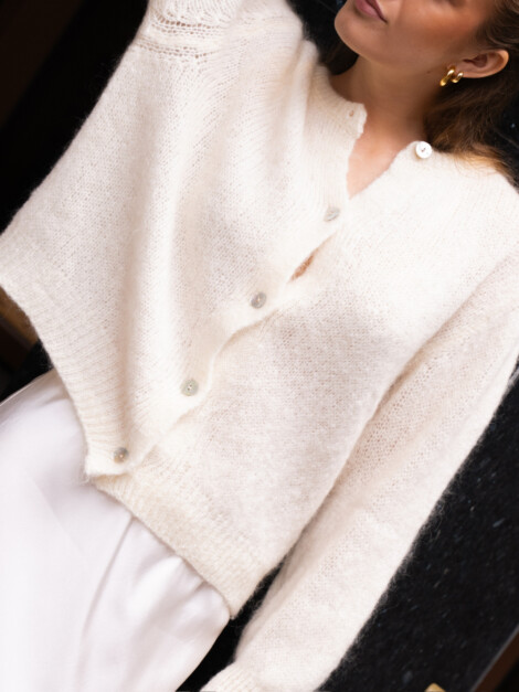 IDA CARDIGAN WHITE
