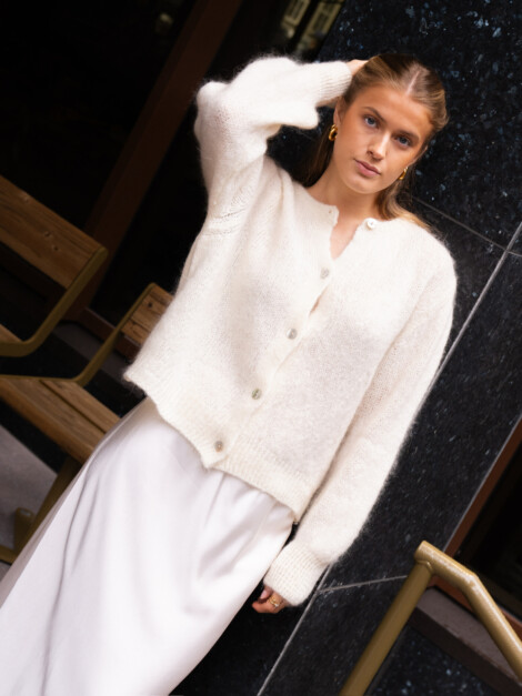 IDA CARDIGAN WHITE