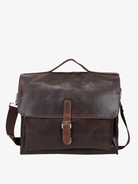 CATANIA WORKING BAG JARL DARK BROWN