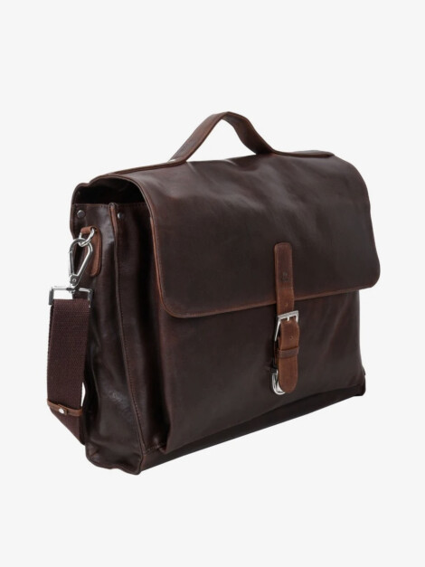 CATANIA WORKING BAG JARL DARK BROWN