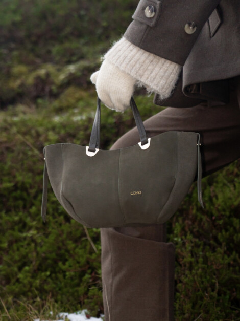 BARI PETIT OLIVE SUEDE