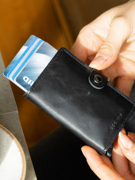 MINIWALLET VINTAGE BLACK