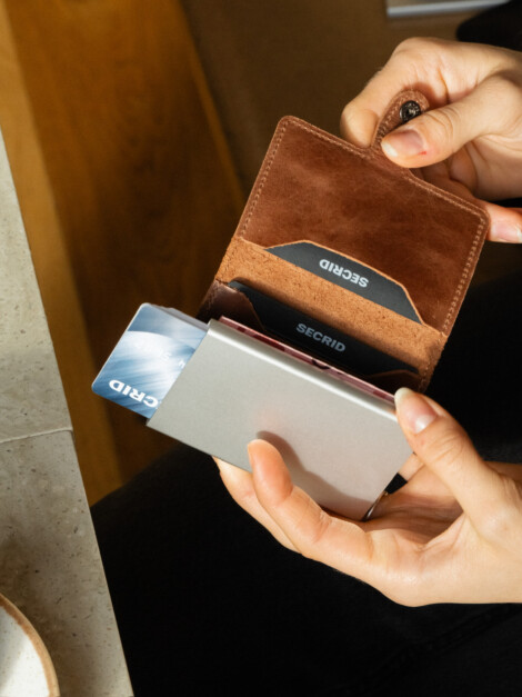 MINIWALLET VINTAGE BROWN