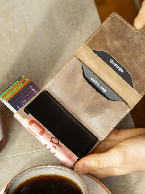 MINIWALLET VINTAGE TRACEABLE CLAY
