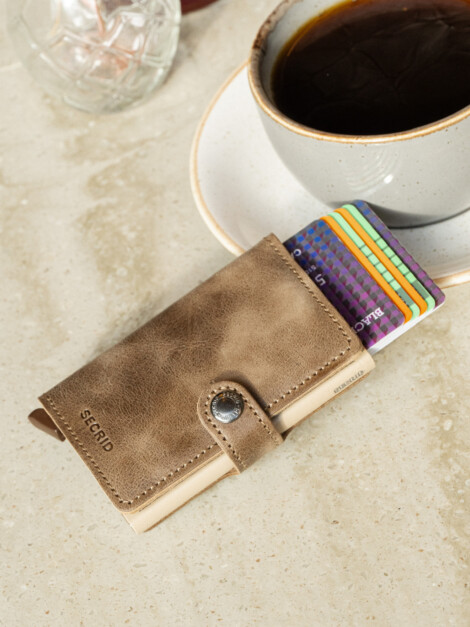 MINIWALLET VINTAGE TRACEABLE CLAY